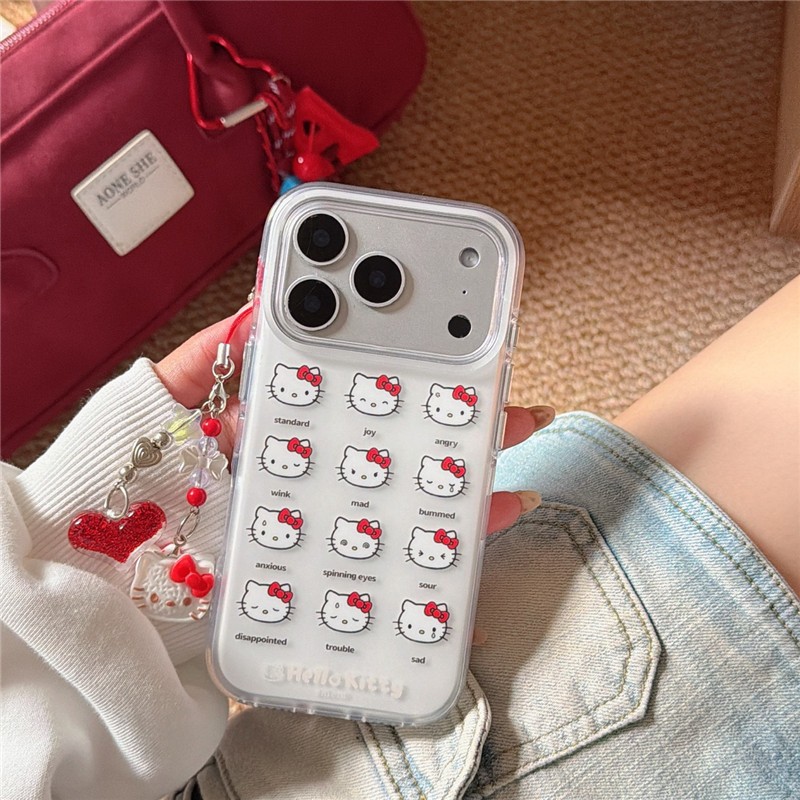 Ốp điện thoại iPhone 17 Pro max 16 Pro max kitty họa tiết TPU materia IMD