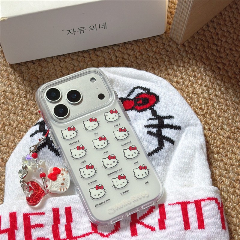 Ốp điện thoại iPhone 17 Pro max 16 Pro max kitty họa tiết TPU materia IMD