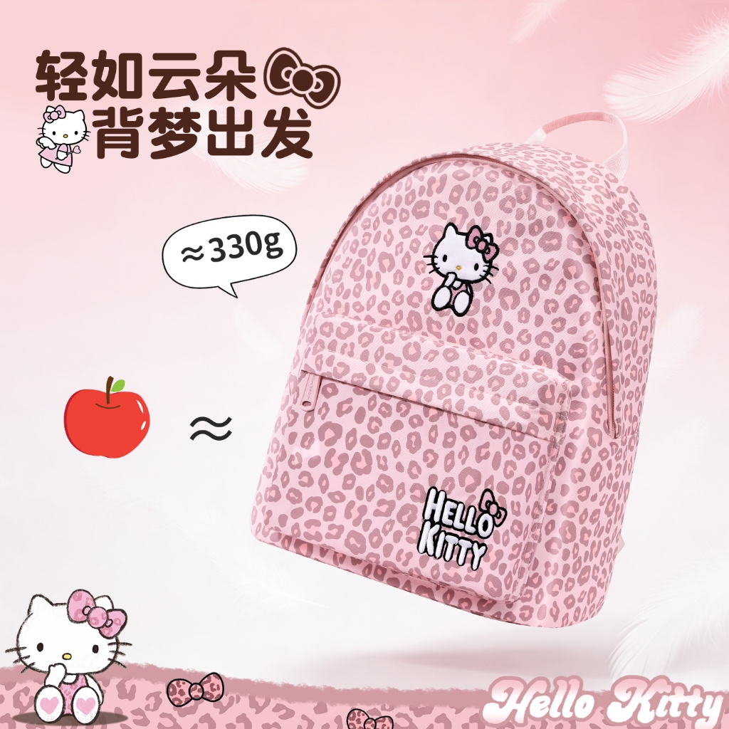 Hellokitty Ba Lô Schoolbag ins Niche Nữ 2026 Phong Cách Mới Học Sinh Trung Học Cơ Sở Nhẹ Hello Kitty
