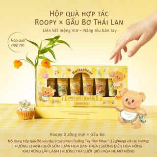 [Butterbear Care Set]Kem dưỡng thể & tay Roopy × Butterbear – Hương đặc biệt 3 tầng | Tinh dầu tự nhiên | Dưỡng sâu, thơm lâu, thấm nhanh