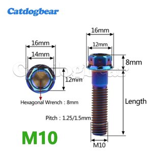 Bu lông mặt bích M10x20-90mm đầu lục giác, dùng cho bảo dưỡng và sửa chữa
