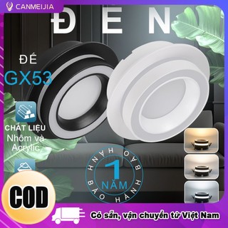 Đèn LED âm trần đèn led đèn ốp trần   Ba màu Nhôm Acrylic đồ decor Chiếu sáng nội thất