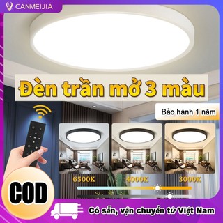 3 màu thông minh đèn trần 220v 30w 40w led có thể điều chỉnh độ sáng trang trí đèn Cho Phòng Khách Nhà Bếp