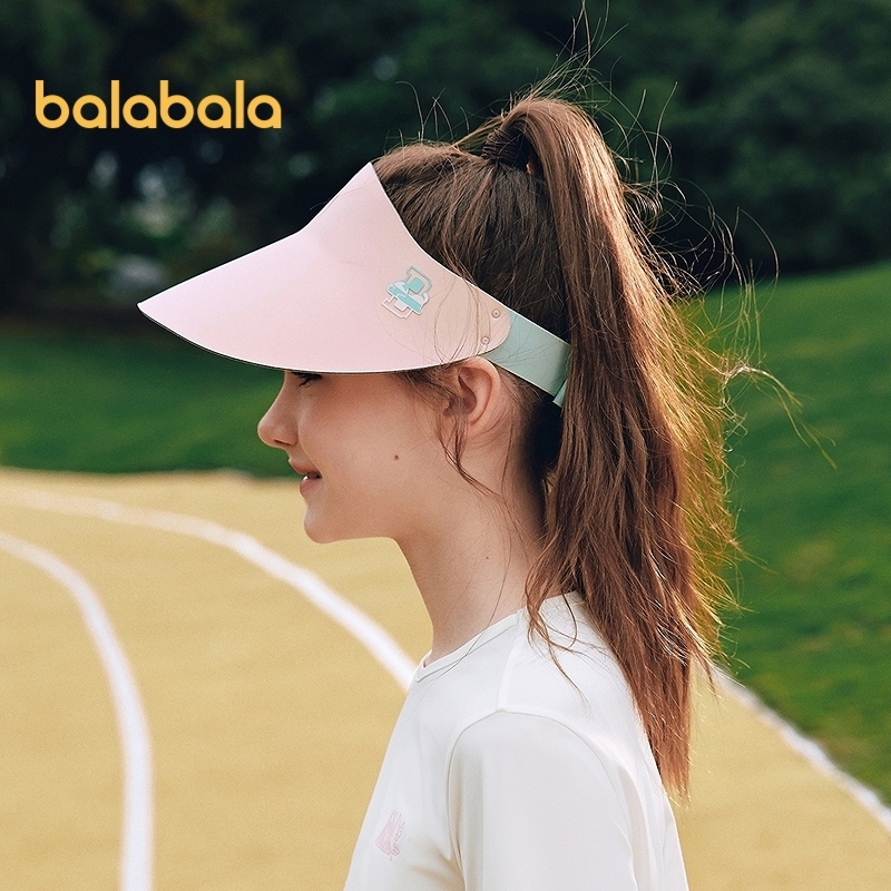 Balabala 2026 Mùa Hè Mới Trẻ Em Tấm Che Nắng Trống Mũ Chống Tia UV Mũ Ngoài Trời Mũ Mát Cho Bé Trai Bé Gái Đi Biển Kỳ Nghỉ Đi Học Chơi Du Lịch Phong Cách Chống Nắng Ngoài Trời