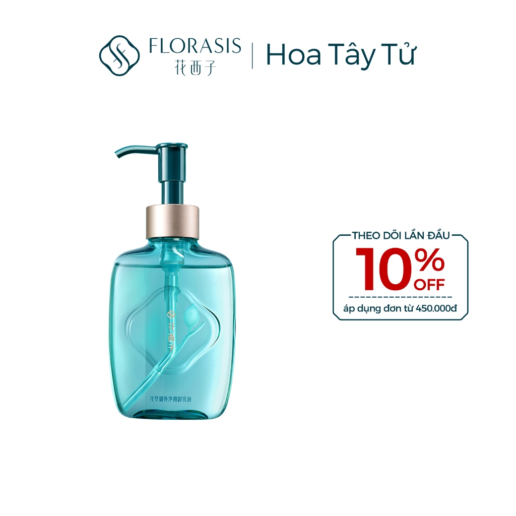 Florasis ( Hoa Tây Tử)  Dầu Tẩy Trang Tinh Chất Botanical Hydra-Soothe Balancing— Dưỡng Da Dịu Nhẹ, Tẩy Sạch Lớp Makeup bụi bẩn