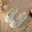 WHX [Giày tăng chiều cao] Giày Hanfu cổ nữ Phong cách mới Giày đơn phong cách Trung Quốc tăng chiều cao Giày đế mềm Phong cách Trung Quốc Trang phục cổ xưa Giày Cheongsam Hanfu