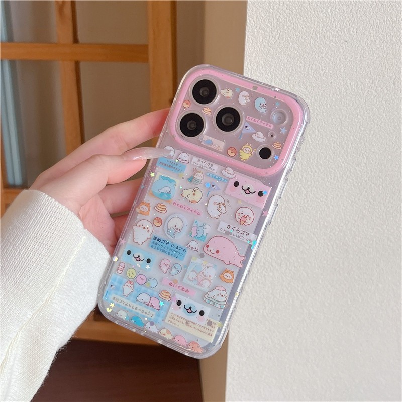 Ốp điện thoại iPhone 17 Pro Max 16 pro max có họa tiết con dấu chất liệu TPU IMD