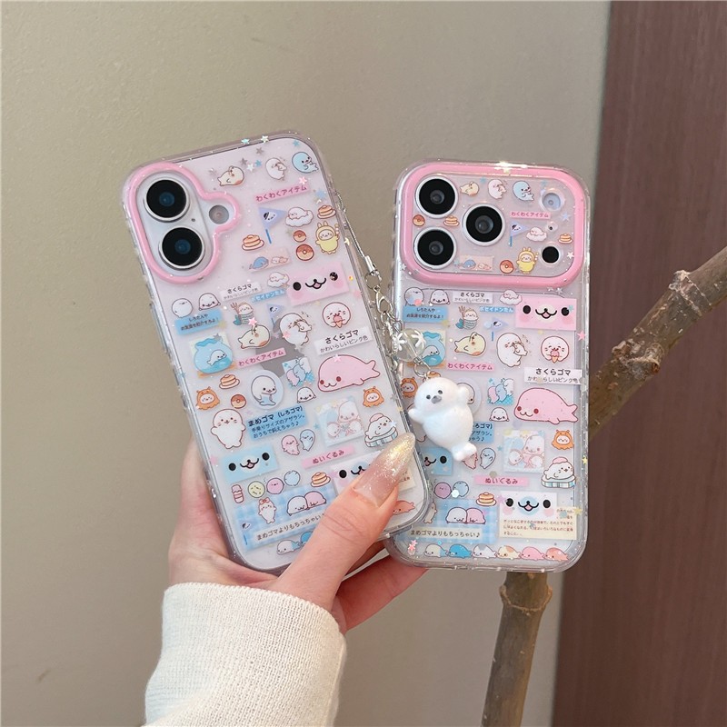 Ốp điện thoại iPhone 17 Pro Max 16 pro max có họa tiết con dấu chất liệu TPU IMD