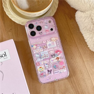 Ốp điện thoại xử lý IMD cho iPhone 17 Pro max 16 Pro max Sanrio