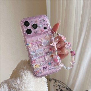 Ốp điện thoại xử lý IMD cho iPhone 17 Pro max 16 Pro max Sanrio