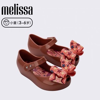 Giày Trẻ Em Melissa Brazil Velcro Thời Trang Miệng Cá Bé Gái Dép Đế Mềm