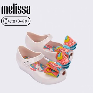 Giày Trẻ Em Melissa Brazil Velcro Thời Trang Miệng Cá Bé Gái Dép Đế Mềm