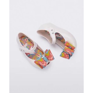 Giày Trẻ Em Melissa Brazil Velcro Thời Trang Miệng Cá Bé Gái Dép Đế Mềm