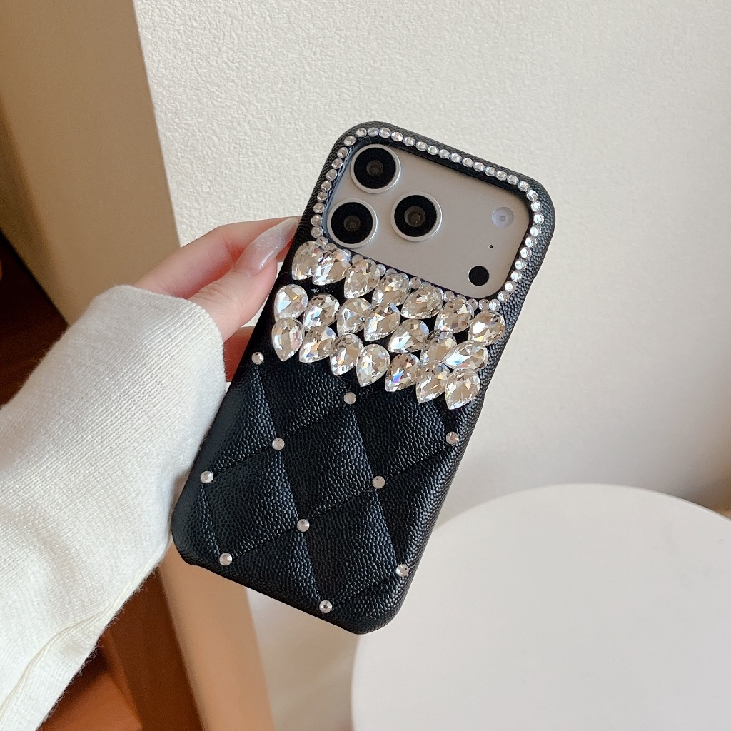 Lưới Da Giọt Nước Kim Cương Thích Hợp Cho iPhone17PROMax 16Pro 15Plus 14 13