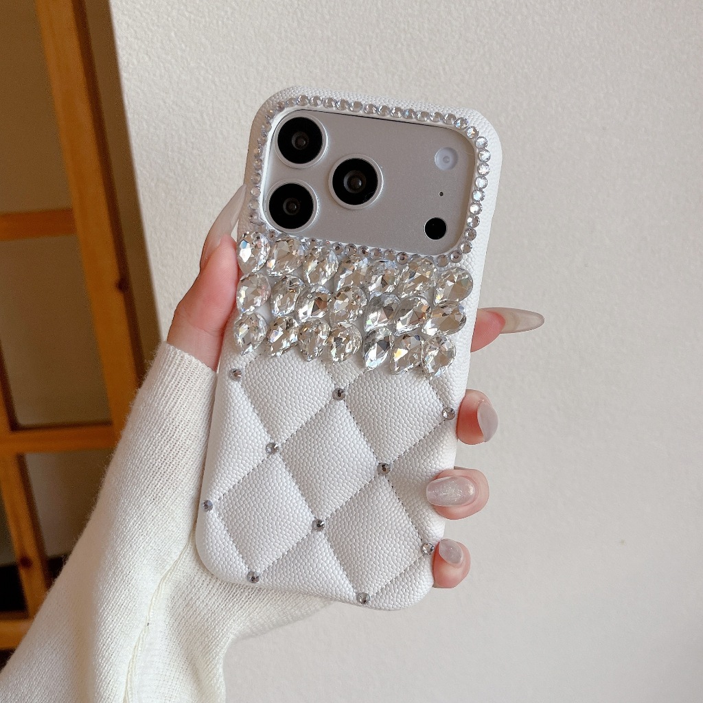 Lưới Da Giọt Nước Kim Cương Thích Hợp Cho iPhone17PROMax 16Pro 15Plus 14 13