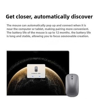 Chuột không dây Huawei Slim Youth Edition CD23SE-R Bluetooth NearLink Công nghệ kép Tương thích với Huawei Matepad và Laptop COD
