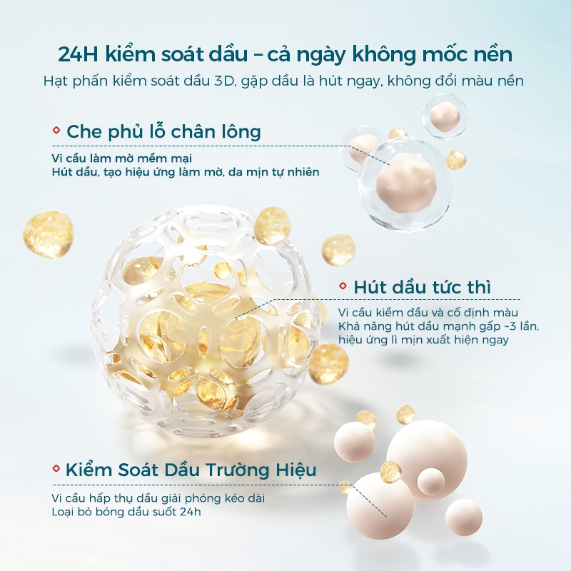 Florasis ( Hoa Tây Tử) Phấn Phủ Chống Nắng Rạng rỡ tự nhiên SPF50+ PA+++ 8.5g – Kiềm dầu, nâng tông sáng da, lớp phủ mỏng nhẹ, cố định lớp trang điểm lâu trôi suốt ngày