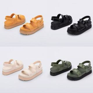 Giày nữ Brazil Melissa Giày đế dày Giày sandal Velcro La Mã rỗng thông thường
