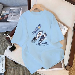 ✨Hàng có sẵn✨WASSUP áo thun in hình Doraemon - Mẫu mới 2026! 100% cotton, thời trang, Unisex.