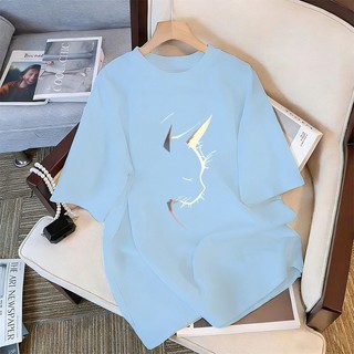 ✨Hàng có sẵn✨WASSUP áo thun in hình mèo ánh sáng - Mẫu mới! 100% cotton, thời trang, Unisex.