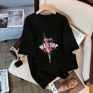 ✨Hàng có sẵn✨WASSUP áo thun in hình pháo hoa - Mẫu mới! 100% cotton, thời trang, Unisex.