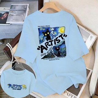 ✨Hàng có sẵn✨WASSUP áo thun in hình mèo sao - Mẫu mới! 100% cotton, thời trang, Unisex.