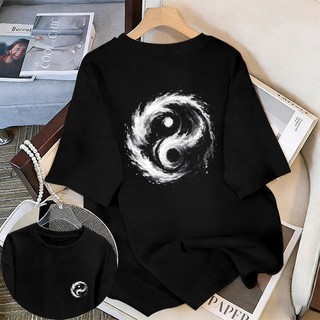 ✨Hàng có sẵn✨WASSUP áo thun in hình thái cực - Mẫu mới! 100% cotton, thời trang, Unisex.