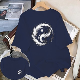 ✨Hàng có sẵn✨WASSUP áo thun in hình thái cực - Mẫu mới! 100% cotton, thời trang, Unisex.