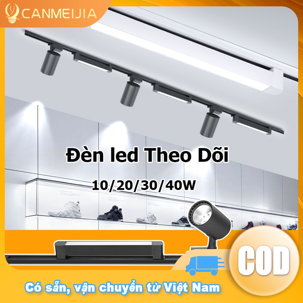Bộ Đèn Rọi Ray Tiêu Điểm Rọi Spotlight Led Theo Dõi Gắn Trần Nhà Trang Trí Nội Thất For Phòng khách