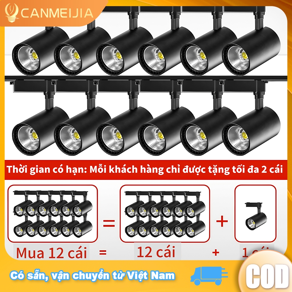 Đèn Rọi Ray COB đèn trần, ánh sáng tại chỗ,đèn ống bơ,Gắn Trần Nhà Trang Trí Nội Thất 12W 20W 30W 40W , siêu sáng dùng cho phòng khách,được sử dụng cho cửa hàng quần áo / sơn / trưng bày / phòng / hội trường / đèn chiếu sáng nhà hàng