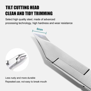 Dụng cụ cắt móng tay, kéo da chết, kẹp móng thép không gỉ cho thợ làm móng