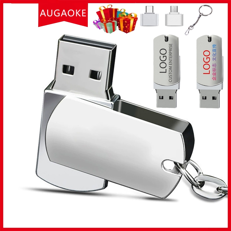 Ổ đĩa Flash tốc độ cao USB3.0 di động + Bộ chuyển đổi Type-c, hỗ trợ LOGO tùy chỉnh, 2TB / 1TB / 256GB / 128GB / 32GB, Thích hợp cho iPhone, PC, iPad, Android và các thiết bị khác