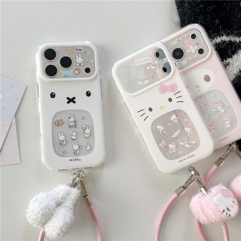 IPhone 17 Pro Max Họa tiết hoạt hình âm trầm Chất liệu TPU IMD craft Vỏ điện thoại in hai lớp