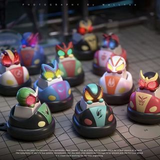 ZW [Chính hãng] PlayLab Kamen Rider Pop Button Cap Series Hộp bí ẩn Đồ chơi hợp thời trang Đồ chơi sưu tập