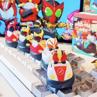 ZW [Chính hãng] PlayLab Kamen Rider Pop Button Cap Series Hộp bí ẩn Đồ chơi hợp thời trang Đồ chơi sưu tập