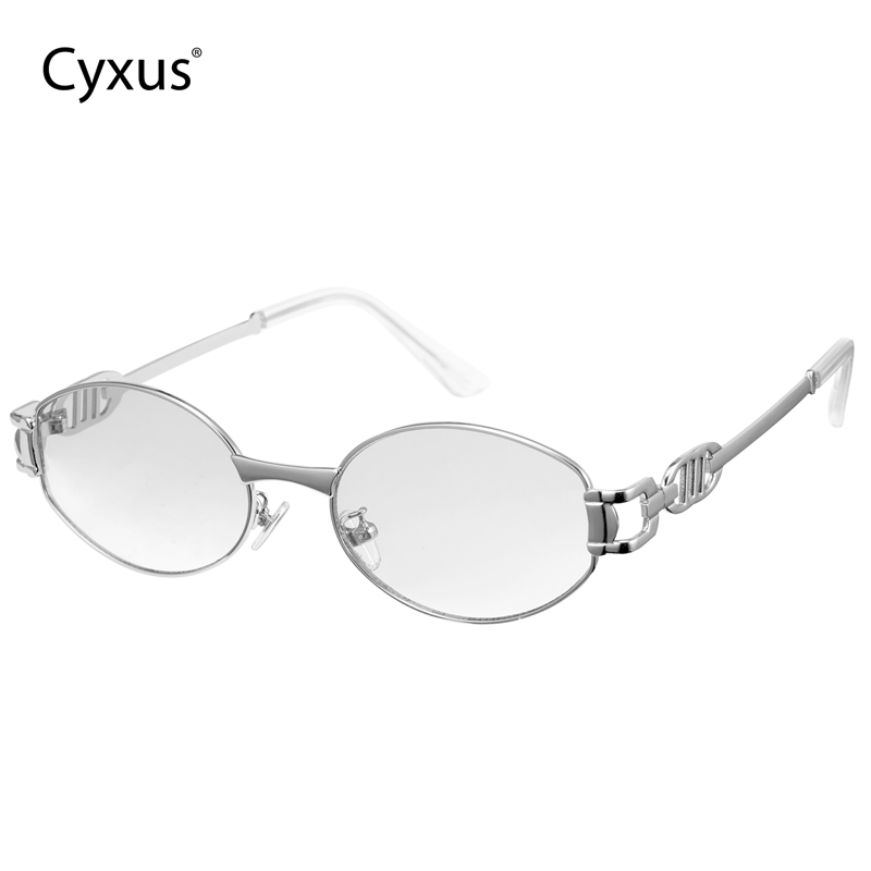 Cyxus  Kính râm nữ thời trang, gọng kim loại tròn, kính râm kiểu Hàn Quốc, thời trang cao cấp, kiểu 1362