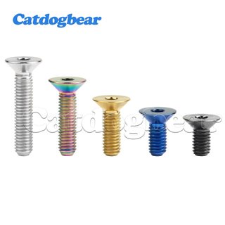 Vít chìm lục giác Catdogbear Titan Bolt M6 với nhiều chiều dài từ 10 đến 45mm, phù hợp cho các bộ phận và nắp xe đạp