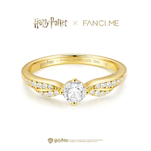 Nhẫn bạc Harry Potter x FanciMe Golden Snitch