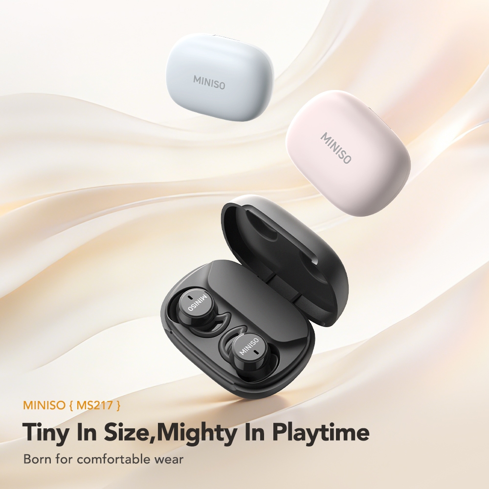 MINISO MS217 Tai nghe Bluetooth  Công nghệ AI dịch thuật 134 ngôn ngữ  Chống ồn chủ động ANC Hỗ trợ giấc ngủ  siêu nhẹ Âm thanh HiFi Chống nước IPX5 | BigBuy360 - bigbuy360.vn