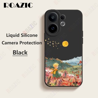Vỏ TPU Silicon Lỏng Tương Thích Cho VIVO S30 S30 Pro Mini Hoàng Tử Bé Thưởng Thức Thiết Kế Phong Cảnh Chống Sốc Bảo Vệ Bền Đẹp Vỏ Điện Thoại Mềm DT01