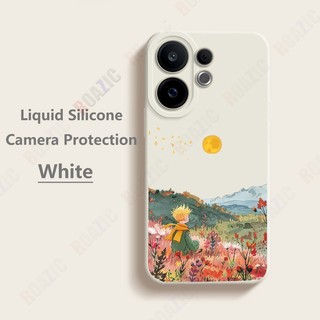 Vỏ TPU Silicon Lỏng Tương Thích Cho VIVO S30 S30 Pro Mini Hoàng Tử Bé Thưởng Thức Thiết Kế Phong Cảnh Chống Sốc Bảo Vệ Bền Đẹp Vỏ Điện Thoại Mềm DT01