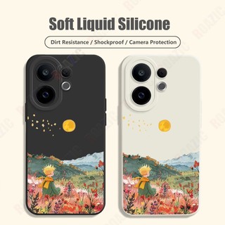 Vỏ TPU Silicon Lỏng Tương Thích Cho VIVO S30 S30 Pro Mini Hoàng Tử Bé Thưởng Thức Thiết Kế Phong Cảnh Chống Sốc Bảo Vệ Bền Đẹp Vỏ Điện Thoại Mềm DT01
