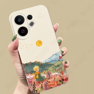 Vỏ TPU Silicon Lỏng Tương Thích Cho VIVO S30 S30 Pro Mini Hoàng Tử Bé Thưởng Thức Thiết Kế Phong Cảnh Chống Sốc Bảo Vệ Bền Đẹp Vỏ Điện Thoại Mềm DT01