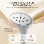 Simplus Bàn ủi hơi đứng hai thanh đỡ, bình chứa nước 2.7L công suất 2000W lượng hơi nước 38g/phút làm nóng nhanh 20 giây điều chỉnh 2 tốc độ ủi phẳng và ủi đứng 2 trong 1 hơi nước nhiệt độ cao 100℃ GTJH025FZ — ảnh 7