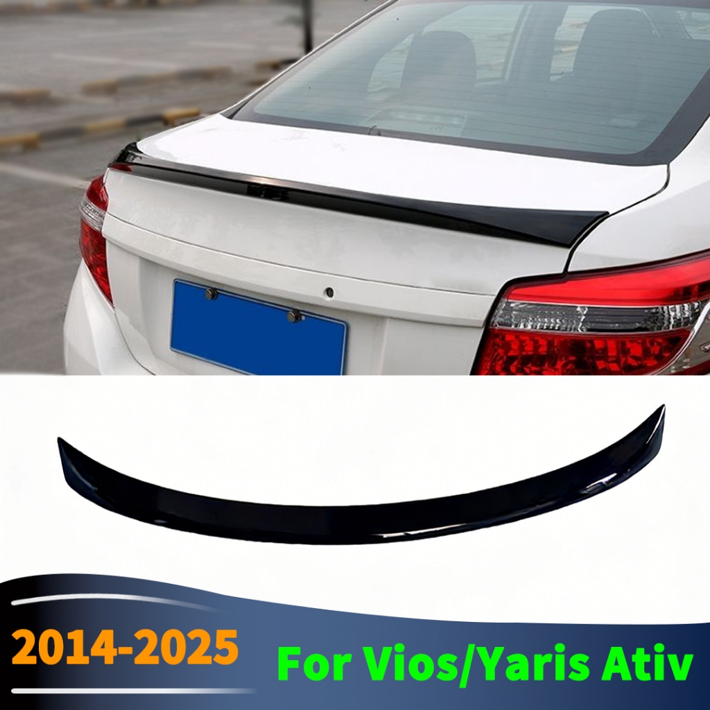 Dành Cho Xe Toyota Vios Hoặc Yaris Ativ XP150 2014 2015 2016 2017 2018 2019 2020 2021 2022 2023 2024 2025 Phía Sau Cánh Gió Cánh Không Khí Thân Bộ Phụ Kiện Điều Chỉnh
