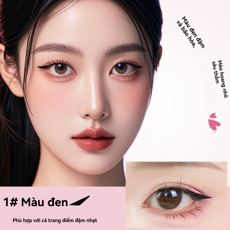 Qiyuduola 【Bút kẻ mắt】 có khuôn - Tạo nét mắt nhanh, dễ dàng, phù hợp mọi người, giá ưu đãi