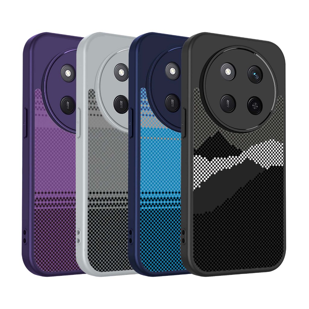 MỚI Sáng Tạo Sợi Carbon Kevlar Họa Tiết Họa Tiết Ốp Lưng Điện Thoại Honor X6C X7C X7D X8B X8C X8D X9B X9C X9D 4G 5G Vỏ Bảo Vệ Chống Sốc Vỏ Điện Thoại Di Động