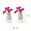 Ins Phong Cách Sáng Tạo Mô Phỏng Gypsophila Chai Thủy Tinh Bó Hoa Ba Chiều Dạ Quang Để Bàn Đồ Trang Trí Nhỏ Phụ Kiện Xe Hơi Handmade diy Phụ Kiện Trang Sức