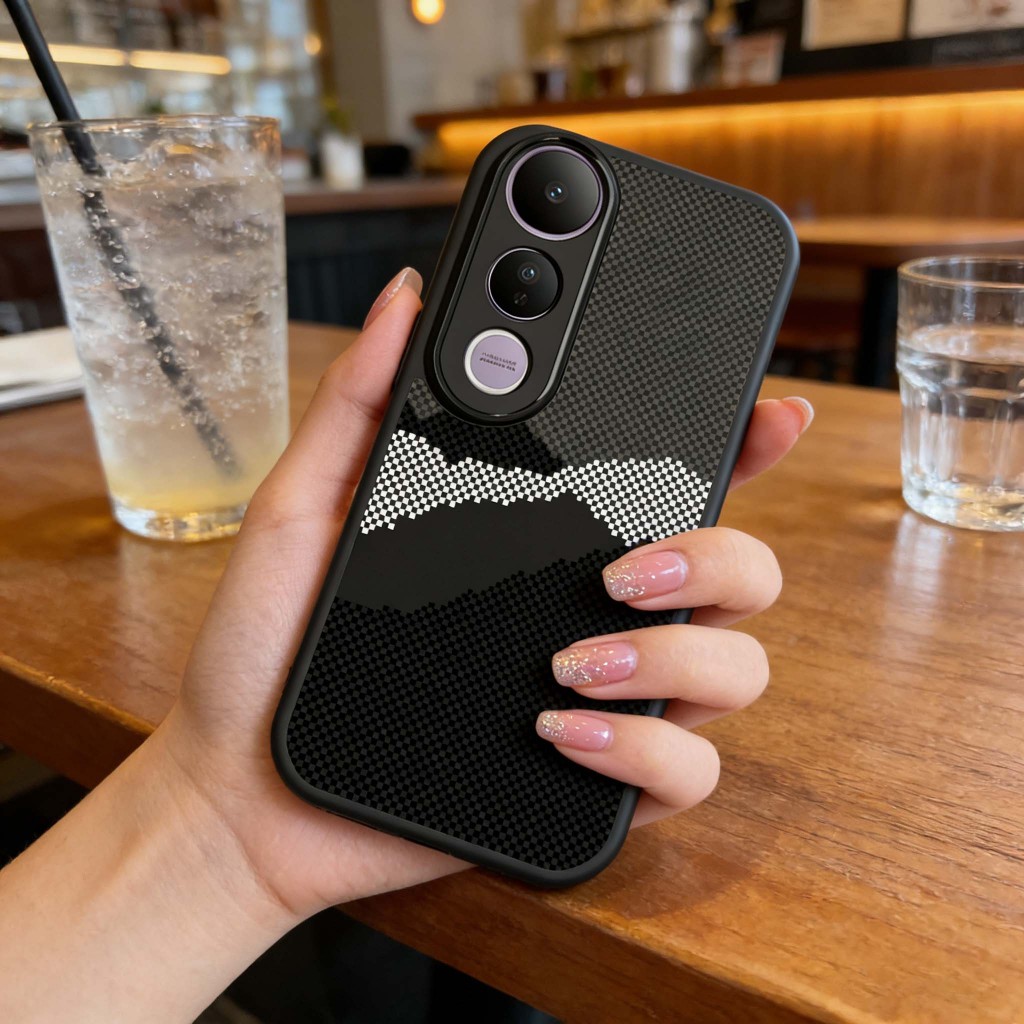 Graffiti Kevlar họa tiết Vỏ điện thoại Bảo vệ Camera Chống trầy xước Phù hợp cho VIVO V50 V60 Lite V50E T4R T4 Pro V60E IQOO Z10R 4G 5G