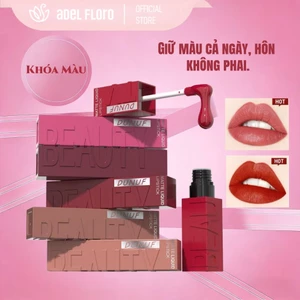 💋【Adel Floro】Son Lì VYNL | Siêu lì màu, mượt nhung, không khô môi, lên màu chuẩn